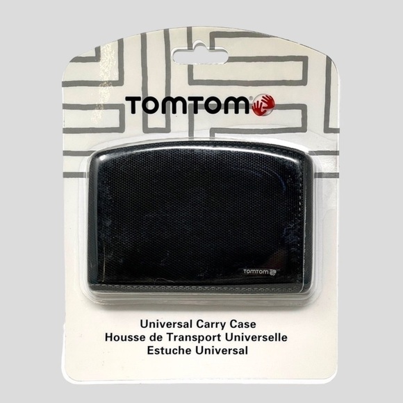 🌺 TomTom Universal Black GPS Device Carry Case NEW - Picture 1 of 4